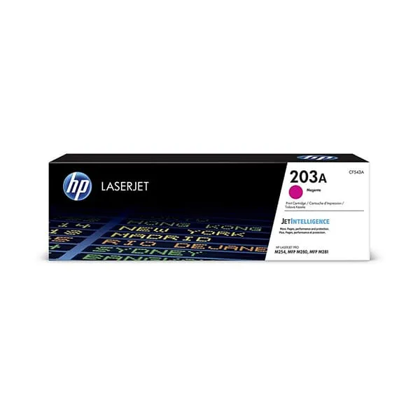 HP 203A Magenta Original LaserJet Toner Cartridge (CF543A)