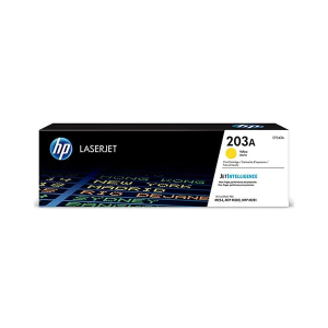 HP 203A Yellow Original LaserJet Toner Cartridge (CF542A)