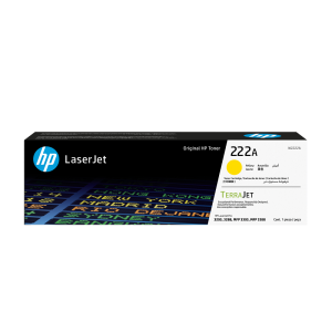 HP 222A Yellow Original LaserJet Toner Cartridge (W2222A)