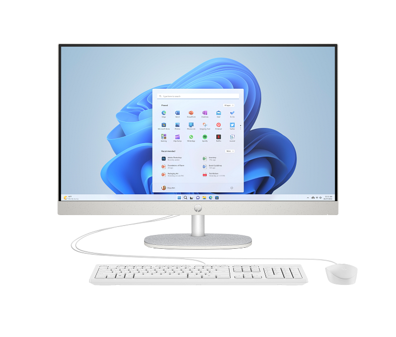 HP All-in-One 27-cr0154nh PC Intel Core i7 1355U 8GB DDR4 3200 512GB SSD (A99BMEA)