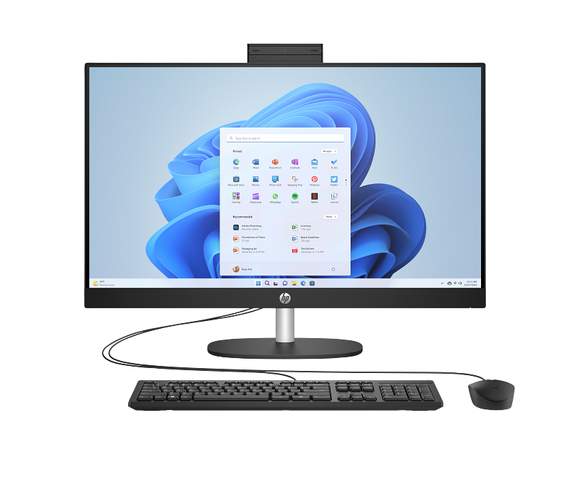 HP All-in-One 27-cr0155nh PC Intel Core i7 1355U 8GB DDR4 3200 512GB SSD (A99BNEA)