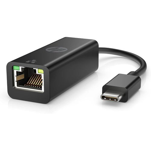 HP USB-C to RJ45 Adapter - Black (V7W66AA)