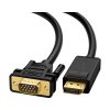 UGREEN DP Male to VGA Male Cable 1.5m (Black) (UG- 10247)