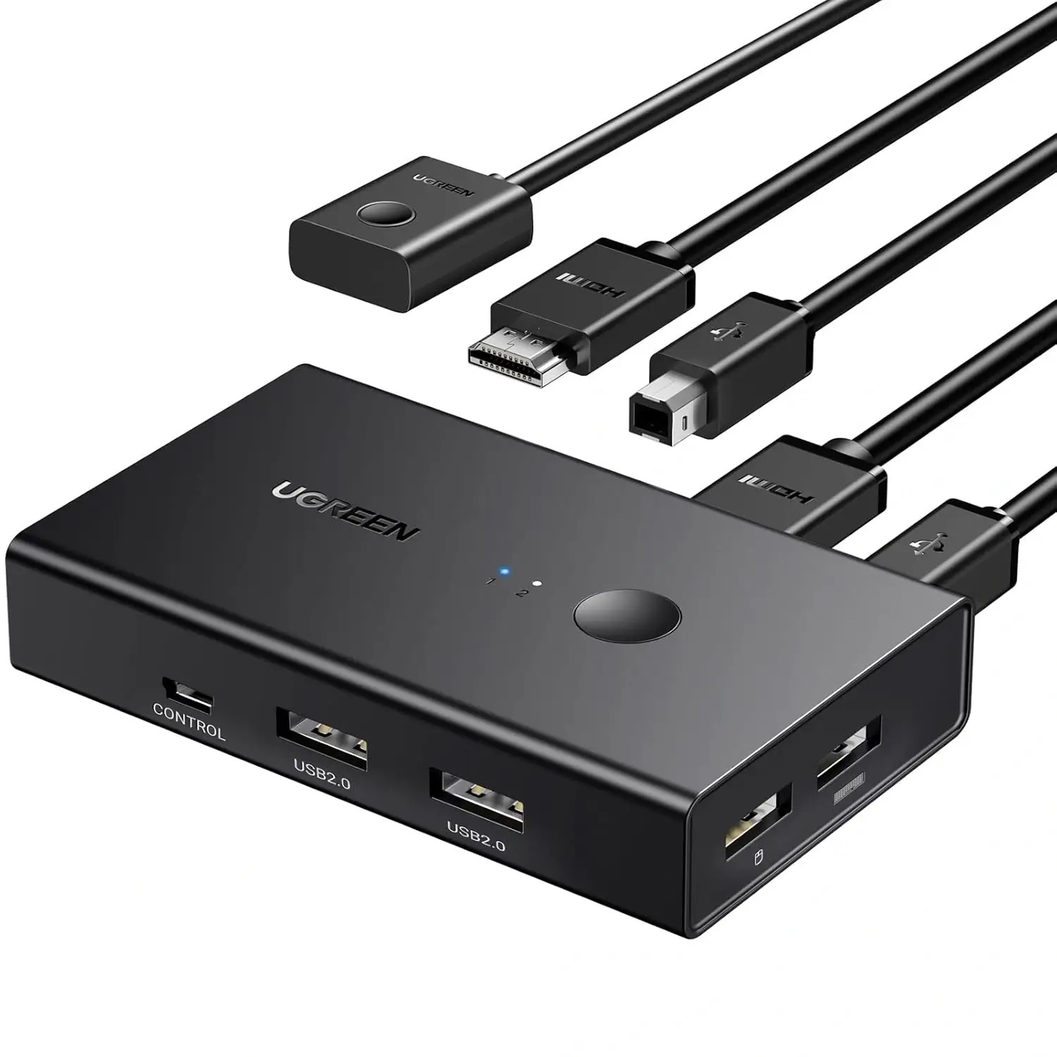 UGREEN HDMI Switch Box 2 In 1 Out KVM Switching (UG- 50744)