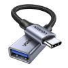 UGREEN Type C to USB 3.0 A Adapter Cable with Lanyard (Space Gray) (UG- 50283)
