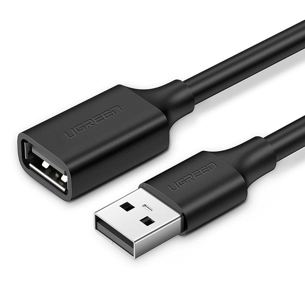 UGREEN USB 2.0 A Male to A Female Cable 1.5m (Black) (UG-10315)