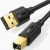 UGREEN USB 2.0 AM to BM Print Cable 3m (Black) (UG- 10351)
