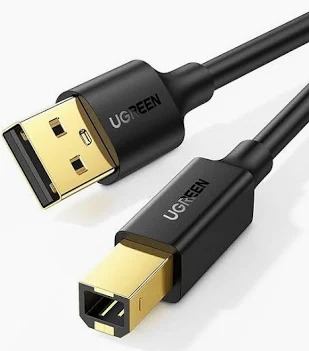 UGREEN USB 2.0 AM to BM Print Cable 3m (Black) (UG- 10351)