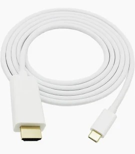 USB Type C to HDMI Cable Male to Male ABS Case 1.5m (White) (UG- 30841)