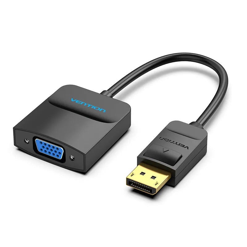 Vention Type-C to VGA Adapter 0.15M Black ABS Type (TDDBB)