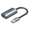Vention USB-A to Gigabit Ethernet Adapter, 0.15M Gray Aluminum Alloy Type (CEZHB)