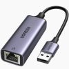 UGREEN USB Type C to 10/100/1000M Ethernet Adapter (Space Gray) (UG- 50737)