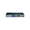 D-Link 16-Port Fast Ethernet Unmanaged Long Range PoE+ Surveillance Switch (DES-F1016P-E)