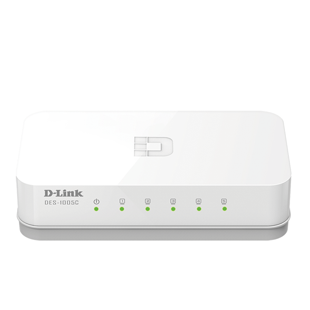 D-Link 5 Port 10100Base-T Unmanaged Switch (DES-1005CB)