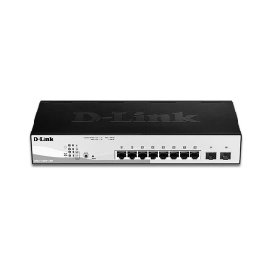D-Link 8-Port Gigabit PoE+ Smart Managed Switch with 2 SFP Ports (DGS-1210-10P)