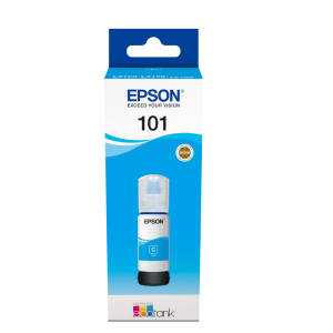 Epson 101 Cyan EcoTank Ink Bottle - 70ml (C13T03V24A)