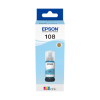 Epson 108 EcoTank Light Cyan Ink Bottle - 70ml (C13T09C54A)