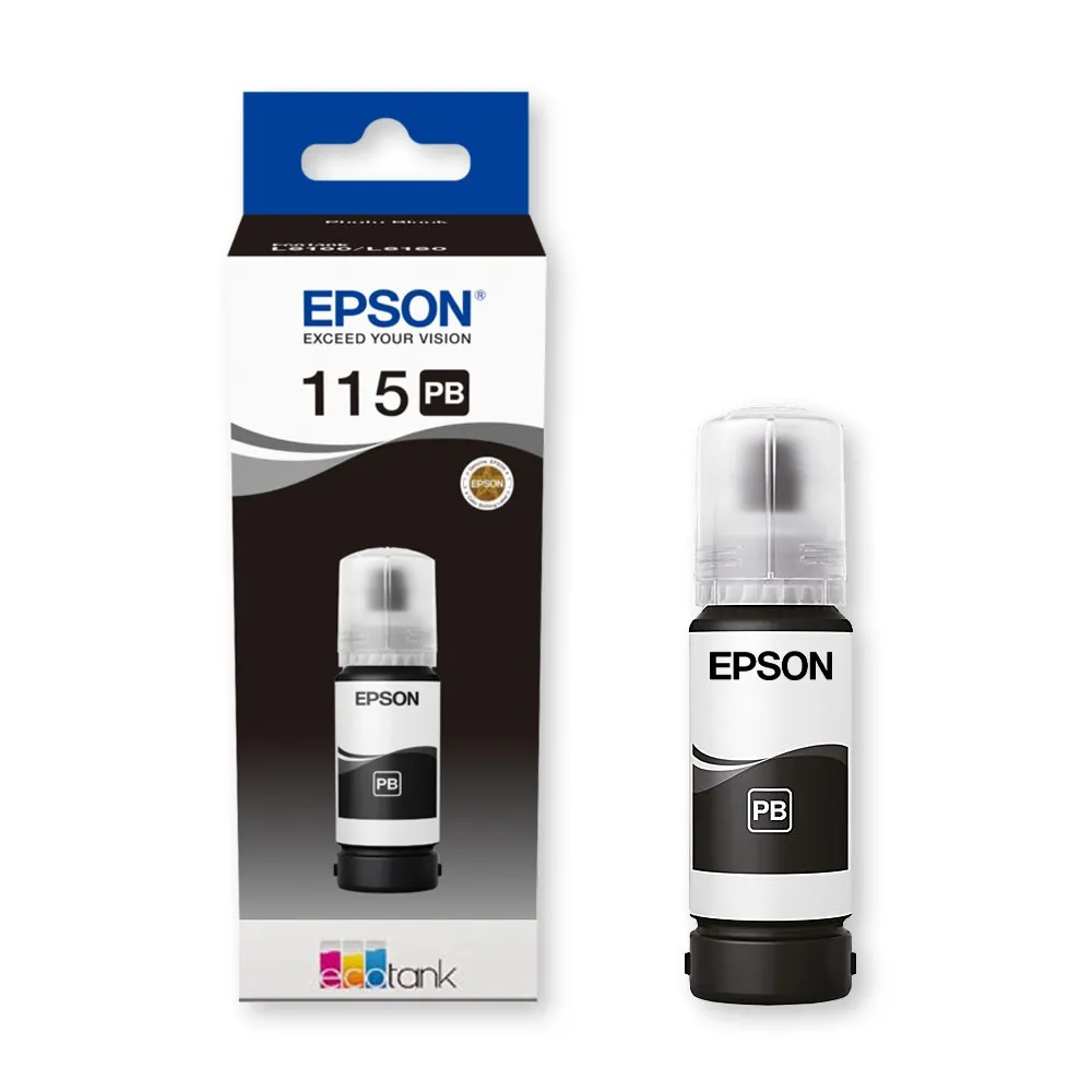 Epson 115 EcoTank Photo Black Ink Bottle - 70ml (C13T07D14A)