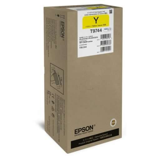 Epson T9744 Yellow XXL Ink Cartridge for WF-C869R Series (C13T974400)