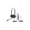 Fanvil HT302 Binaural Wired Headset (QD to RJ9)