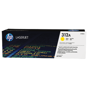HP 312A Yellow Original LaserJet Toner Cartridge (CF382A)