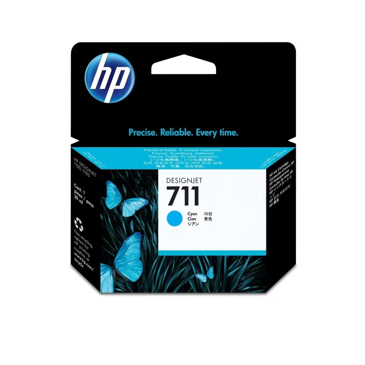 HP 711 Cyan Ink Cartridge (CZ130A)