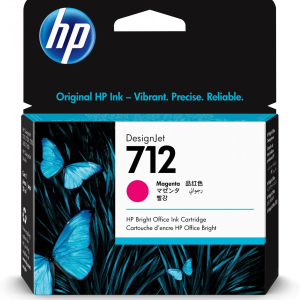HP 712 29ml Magenta DesignJet Ink Cartridge (3ED68A)