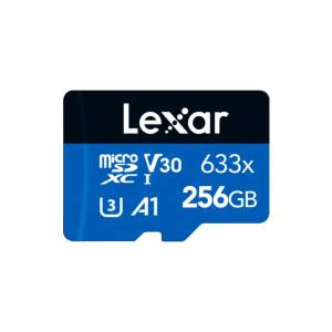 Lexar High-Performance 633x 256GB microSDXC UHS-I Card (LSDMI256BB633A)