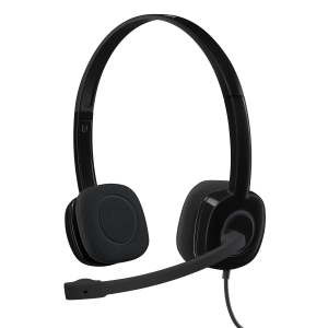 Logitech H151 Stereo Headset - Black (3.5mm Jack) (981-000589)