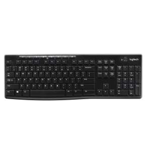 Logitech K270 Wireless Keyboard - Black (920-003736)