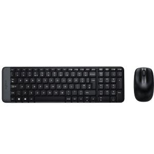 Logitech MK220 Wireless Keyboard and Mouse Combo - Black (920-003161)