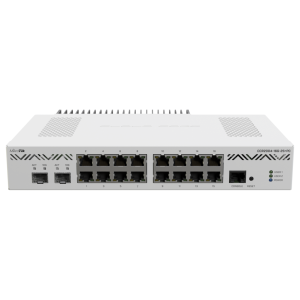 MikroTik Ethernet Router 16×Gigabit Ethernet Ports 2×10G SFP+ (CCR2004-16G-2S+PC)