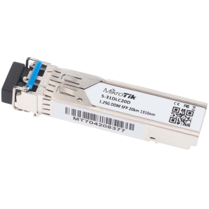 MikroTik SFP 1.25G Module 20KM Single Mode (S-31DLC20D)