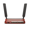 MikroTik Wireless Router Gigabit Ethernet Single-band 2.4 GHz Red (L009UiGS-2HaxD-IN)
