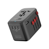Promate 100W Power Delivery GaNFast Multi-Port Travel Adapter (TripMate-GaN100)