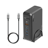 Promate 140W Super-Speed GaNFast Charging Station with Power Delivery 3.1 & Quick Charge 3.0 (GaNPort-140W)