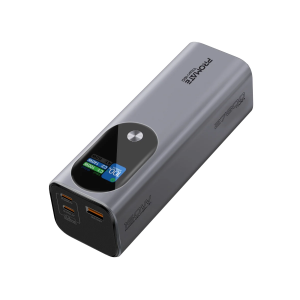 Promate 27600mAh Ultra-Compact 160W Multi-Port PD 3.1 Power Bank with TFT LCD Screen (Titan-160)