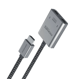 Promate 4K@60Hz HDMI Splitter with Dual HDMI Output (MediaSplit-H2)