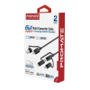 Promate 6-in-1 Hybrid Multi-Connector Cable for Charging & Data Transfer – 1.2m (PentaPower)