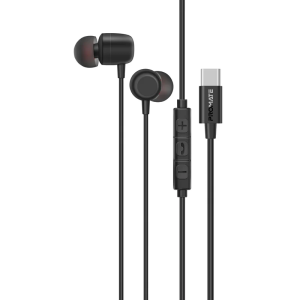Promate High Fidelity ENC In-Ear Wired Stereo USB-C Earphones (Silken-ENC)