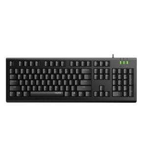 Rapoo Spill Resistance Wired USB Keyboard NK1800 – Black (NK1800)