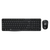 Rapoo Wireless Keyboard & Mouse X1800s – Black (X1800S)