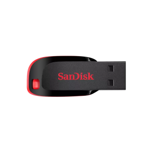 SanDisk Cruzer Blade USB 2.0 Flash Drive 128GB (SDCZ50-128G-B35)