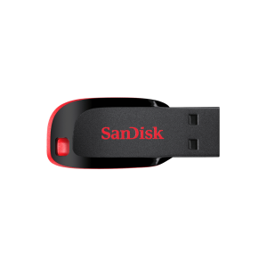 SanDisk Cruzer Blade USB 2.0 Flash Drive 16GB (SDCZ50-016G-B35)