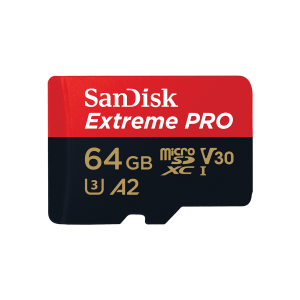 SanDisk Extreme PRO 64GB UHS-I microSDXC Card 200MBs Read 90MBs Write (SDSQXCU-064G-GN6MA)