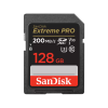 SanDisk Extreme Pro SD UHS-I 128GB Card Up to 200MBs Read and 140MBs Write (SDSDXXD-128G-GN4IN)