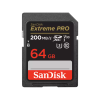 SanDisk Extreme Pro SD UHS-I 64GB Card Up to 200MBs Read and 90MBs Write (SDSDXXU-064G-GN4IN)