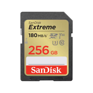 SanDisk Extreme SDHC and SDXC UHS-I Card Up to 180MBs - 256GB (SDSDXVV-256G-GNCIN)
