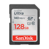 SanDisk Ultra SDXC UHS-I Memory Card 128GB Up to 140MBs (SDSDUNB-128G-GN6IN)