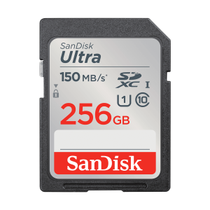 SanDisk Ultra UHS-I 256GB SD Card Up to 150MBs for DSLR and Mirrorless Cameras (SDSDUNC-256G-GN6IN)